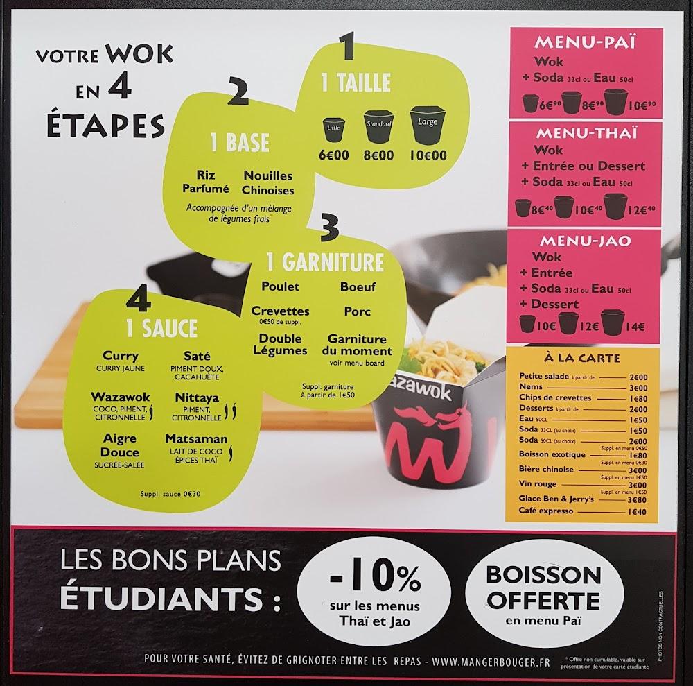 WAZAWOK - Tours Nord - Menu Image 1
